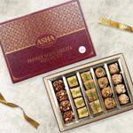 ASHA SWEET CENTER Baklava Assorted Sweets 500 Gram| Premium Sweets Perfect For Gifting And Snacking | Turkish Delight Made With Fresh Ingredients