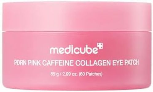 MEDICUBE PDRN Pink Caffeine Collagen Eye Patch 60pcs for Hydration and Revitalization