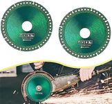 Indestructible Disc for Grinder,2Pc Multifunctional Cutting Saw Blade,Multifunctional Cutting Disc,Glass Cutting Disc,Angle Grinder Cutting Disc,Ultrathin Cutting Saw Blade for Smooth Cutting,Grinding