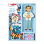 Melissa & Doug Julia Magnetic Dress-Up Wooden Doll Pretend Play Set (25+ pcs)