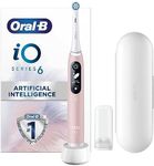 Oral-B iO6 Electric Toothbrushes For Adults, 1 Toothbrush Head & Travel Case, 5 Modes with Ultra-Sensitive, Sensitive Edition, UK 2 Pin Plug, Pink Sand (Packaging may Vary)