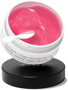 COSRX Pink Peptide Collagen Hydrogel Eye Patches Wrinkle Patches for Puffy Eyes, Dark Circles, Eye Bags, Wrinkles and Fine Lines, Firming and Depuffing Under Eye Masks, Korean Skincare 60 Patches