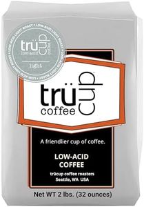 trücup Low Acid Coffee- Born to Be Mild Light Roast- Whole Bean, 2 lb- Smooth, Sweet Coffee - Can Be Gentle on the Stomach