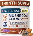 Pets are Kids Turkey Tail Mushroom for Dogs, Gut, Skin and Joint Support