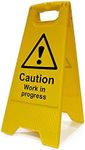 Caution Work In Progress Floor Sign