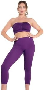 SlimMe Shapewear Leggings, High Waisted Leggings Tummy Control, Comfortable and Breathable Compressions Pants for Women - Sizes Small to Q2, BlackBerry, Small