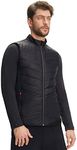 FALKE Men's CORE Thermal Sleeveless Jacket, Breathable, Black (Black 3008), L, 1 Piece