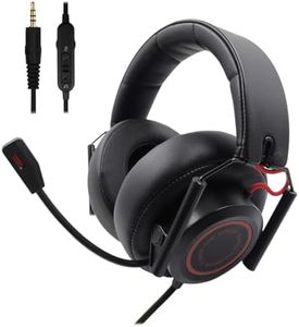 COLUSI 900 Gaming Headset with Microphone for Xbox Series X|S Xbox One PS4 PS5,Wired Over Ear Game Headphones-Portable Foldable-3.5mm Audio Jack
