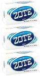 "(Pack of 3 Bars) Zote White Laundry Bar Soap, with Even More Whitening Power & Satin Remover. Light Fresh Scent! Safe for Delicate Clothes! (3 Bars, 14.1oz Each Bar)"