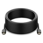 Fosmon 4K HDMI Cable 50FT/15M, HDMI 2.0 Cable 4K@60Hz/2160p Support 18Gbps, HDCP, 3D, ARC, Dolby TrueHD, 30AWG Compatible with UHD TV, PC Monitor, Console, PS4, PS5, Xbox 360/One/X/S, Nintendo Switch