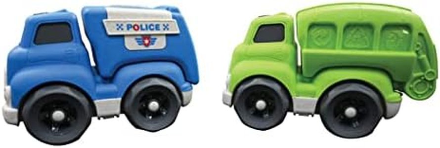 LEXIBOOK BIOC06 Set of Small Cars in Biodegradable bioplastic for Children