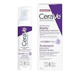 CeraVe Skin Renewing Nightly Exfoliating Treatment for Healthy Aging, Fine Lines, Wrinkles, Dullness and Pores. Face Serum with Glycolic Acid, Hyaluronic Acid & Ceramides. Developed with Dermatologists, Non-irritating, Fragrance-Free, 50ml