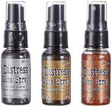 Tim Holtz RGRRMTK.47964 Ranger Distress Mica Sprays 1oz-,, Copper, Pewter, Bronze