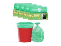 Newtone Premium Garbage Bags Size 24 X 32 Inches (Large) 60 Bags (4 rolls) Dustbin Bag/Trash Bag - Green Color