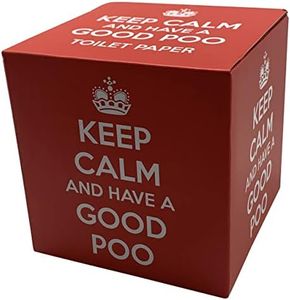 Diabolical Gifts DP1244 Keep Calm Loo Roll - Funny Toilet Roll, Toilet Humour Gifts for Him, Poo Gifts, Novelty Loo Paper, Gifts for Dad on Fathers Day, Secret Santa Gifts for Men