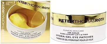 Peter Thomas Roth Peter Thomas Roth 24k Gold Pure Luxury Lift and Firm Hydra-gel Women's Eye Patches, 60 Count, 60 count