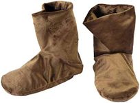 Mars Wellness Heated Microwavable Foot Booties - Microwavable Socks - Herbal Hot/Cold Deep Penetrating Herbal Aromatherapy Wrap Warmer - Espresso
