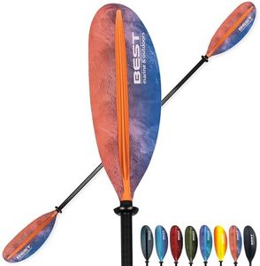 Best Marine and Outdoors Kayak Paddle, Carbon Fiber Shaft & Fiberglass Reinforced Polypropylene Blades, 220cm, 234cm, 250cm, Lightweight Kayak Paddles for Adults, Kayak Oar & Accessories