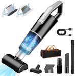 ProChosen Handheld Vacuum Cleaner, Car Vacuum Cleaner Car Hoover Cordless with Powerful 9000PA Suction, Mini Portable Rechargeable Hand Held Vacuum Cordless for Car/Home/Pet/Office