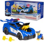 Paw Patrol: Search & Rescue, Chase Launch 'N' Rescue Cruiser with Figure & 2 Projectiles, Lights, Sounds, & Hidden Launcher, Kids Toys for Boys & Girls Ages 3 and up