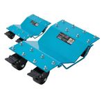KATSU Tools Heavy Duty Wheel Dolly Car Skates Set of 2 – 2500lbs Capacity per Dolly, 3" Swivel Casters, for Moving Vehicle Auto Repair Garage, 161149