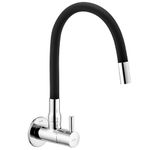 SEARENE BATHWARE Brass Sink Cock with Flexible Swivel Spout | Chrome Finish | Easy Installation | Elegant Faucet for Kitchen Sink | Smooth Water Flow | Versatile Design for Modern Kitchens