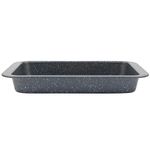 Salter Megastone Roasting Tray –36cm Non-Stick Rectangular Roasting Pan, Durable Carbon Steel, Vegetable & Meat Roasting Tray, Oven Safe Up to 220°C, High-Edge Oven Tray, PFOA-Free, Easy Clean