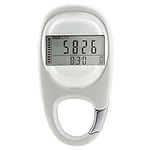 Find beautiful 3D Digital Pedometer with Clip Simple Walking Pedometer Step Counter Multifunction Pocket Pedometer Track Steps and Miles/Km Calories Burned & Activity Time 7 Days Memory