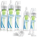 Dr. Brown's Natural Flow Options+ Anti-Colic Baby Bottles Newborn Feeding Set,