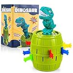 CARROUSEL Pop Up Dinosaur Toys for 3-8 Year Old Boys Girls, Classic Pop Up Board Games for Children Action, Kids Party Games, 3+ Year Old Boy Gifts