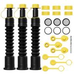 3-kit Universal Gas Can Spout Replacement No Spill, Gas Can Nozzle Spout, Gas Can Caps, Replacement Gas Can Spout, Gas Spout Replacement, Fuel Can Spout, Gas Can Nozzle Replacement, Gas Tank Nozzle