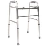 PCP Dual Release Standard Walker, Lightweight Adjustable Height, Double Folding, Junior Size