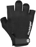 Harbinger Power 2.0 Weightlifting Gloves, Unisex, Black, Medium