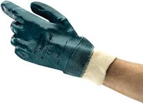 Ansell ActivArmr 47-402 Heavy Duty Work Gloves, Cut and Oil Resistant, Industrial PPE Workwear, Silicone Free Nitrile Coating, Size XL (12 Pairs)
