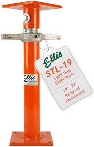 Ellis Manufacturing Light-Duty Steel Lifting Shore and Jack Post – House Jack for Foundation, Floor Leveling, and Concrete Bracing – 18,000 lb Safe Load Capacity – 19"-27" Adjustment
