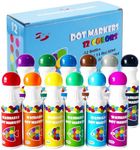 Yuanhe Dot Markers Bingo Daubers - 12 Colors Washable Paint Dotters for Toddlers and Kids Art Supply