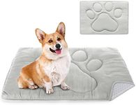 Dog Crate Pad(19"x 30"), Dog Crate Mat with Anti-Slip Bottom, Dog Mats for Sleeping, Breathable Dog Crate Bed Kennel Pad,Dark Colored to Hide Stains, Washable Dog Bed Crate Mat