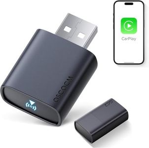 Wireless CarPlay Adapter for Apple CarPlay: Convert Wired to Wireless CarPlay Dongle - Plug and Play Mini Car Play Wireless Adapter for iPhone 6+ and Cars from 2016 with OEM Carplay Type-A