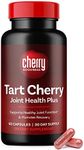 Tart Cherry Extract Capsules with Collagen Type 2 and Boswellia Extract | Joint Support Supplement| Tart Cherry Concentrate | Non-GMO | Made in The USA