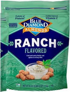 Blue Diamond Almonds, Classic Ranch Flavored Snack Nuts Great for Snacking, On-the-Go, 45oz. Bag + XALEZ TM Microtex Towel