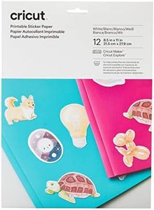 Cricut Printable Sticker Paper 21.5cm x 27.9cm (8.5" x 11")