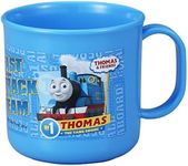 OSK C-1 Thomas The Tank Engine Plastic Cup 6.8 fl oz (200 ml), Made in Japan, Dishwasher, Microwave Safe, Handle, Stylish, Cute, Antibacterial, Tumbler, Crack-Resistant, Unisex, Kids, Adults,