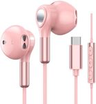 USB C Headphones for Samsung USB C Earphones with Microphone In-Ear Headphones Wired Earbuds USB Type C Earphones for Galaxy S23 Ultra S22 S21 FE S20 A53 A54 A34 iPhone 15 Pro Max iPad Pro Pixel 8 7 6