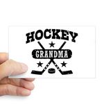 CafePress Hockey Grandma Rectangle Bumper Sticker Car Decal