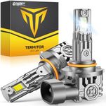 FAHREN 𝐁𝐫𝐢𝐠𝐡𝐭𝐞𝐬𝐭 9012 LED Headlight Bulbs, 1𝟎,𝟎𝟎𝟎𝐋𝐌 𝟏𝟐𝟎𝟎% Ultra-Bright, 1:1 Size Wireless 9012 Headlight Bulbs, 6500K Cool White