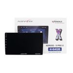 Nippon NDROID 9 PRO X 4/64 GB Car MediaPlayer with QLED Display with 1280 * 720 Screen Resolution, Built-in Carplay and Android Auto VIA T-Link, BT v5.2, Supports WiFi 2.4&5G