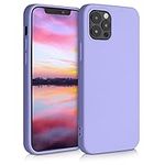 kwmobile Case Compatible with Apple iPhone 12 / iPhone 12 Pro Case - Slim Protective TPU Silicone Phone Cover - Light Lavender