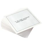 Five Star Napkins Oscar Wilde Quotes, White Cotton Cocktail Napkins, Beverage Napkins, Bar Napkins, Cloth Napkins, Party Napkins, Events, Holidays, Weddings, Birthdays, Disposable, 4.5" x 4.5"- (50x)