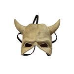 Tugia Tarror Mask,Cosplay Costume Latex Masks Half Face Horror Prop Accessories (off-white A)