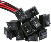 TWTADE 10Pcs Rocker Switch ON/Off 2